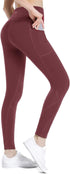 High Waisted Tummy Control Leggings-Yoga-Pants with Pockets Leggings for Women Workout Squat Proof Tights